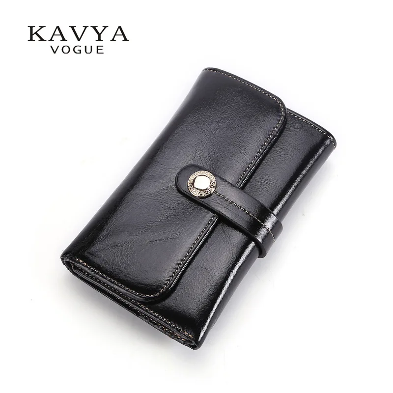 Kavyavogue Women's Short Wallet First Layer Oil Wax Cowhide Fashion Korean-style Multi-functional Carrying Purse
Kavyavogue Women's Short Wallet First Layer Oil Wax Cowhide Fashion Korean-style Multi-functional Carrying Purse