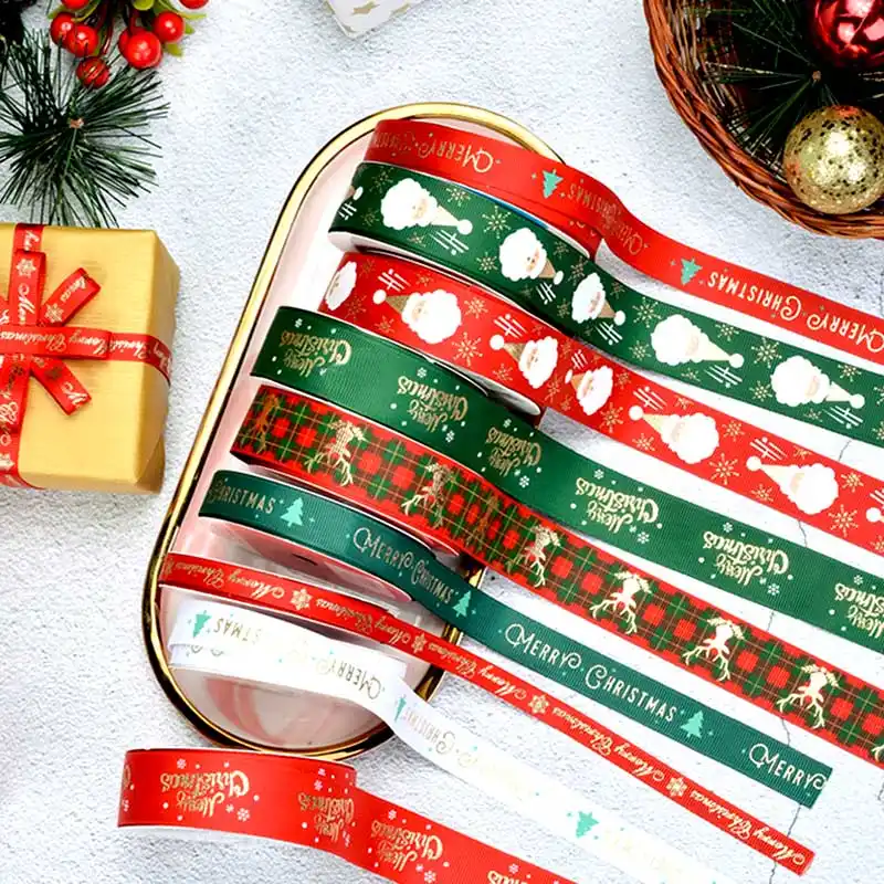 christmas gilding ribbons wedding festival party decoration for