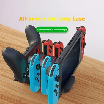 Newest NS03 6 in 1 JoyCon Controller Charging Dock Gaming Console Power Adapter Station
Newest NS03 6 in 1 JoyCon Controller Charging Dock Gaming Console Power Adapter Station
