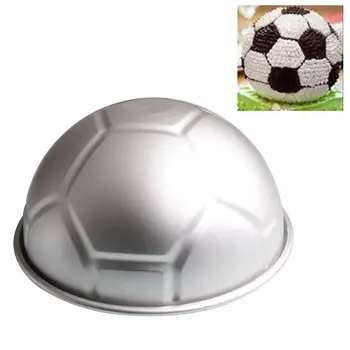 1 PCS 3D Half Round Ball Shaped Football Cake Mold 8 inch Thickening Aluminum Alloy Mould Birthday Baking Pan
1 PCS 3D Half Round Ball Shaped Football Cake Mold 8 inch Thickening Aluminum Alloy Mould Birthday Baking Pan