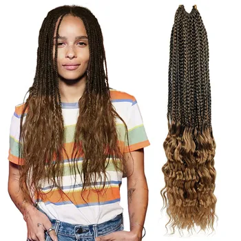 goddess box braids Crochet Hair Curly Ends 20 inches Hair for Braid 20 Strands Synthetic Braiding Hair Extensions
goddess box braids Crochet Hair Curly Ends 20 inches Hair for Braid 20 Strands Synthetic Braiding Hair Extensions