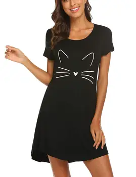 Hot Selling Europe and America Women's Single Cloth Printed Nightgown
Hot Selling Europe and America Women's Single Cloth Printed Nightgown