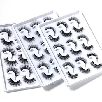9 Pairs 3D Soft Faux Mink Hair False Eyelashes Natural Messy Eyelash Criss Cross Wispy Lashes Extension Makeup Tools Maquiagem
9 Pairs 3D Soft Faux Mink Hair False Eyelashes Natural Messy Eyelash Criss Cross Wispy Lashes Extension Makeup Tools Maquiagem