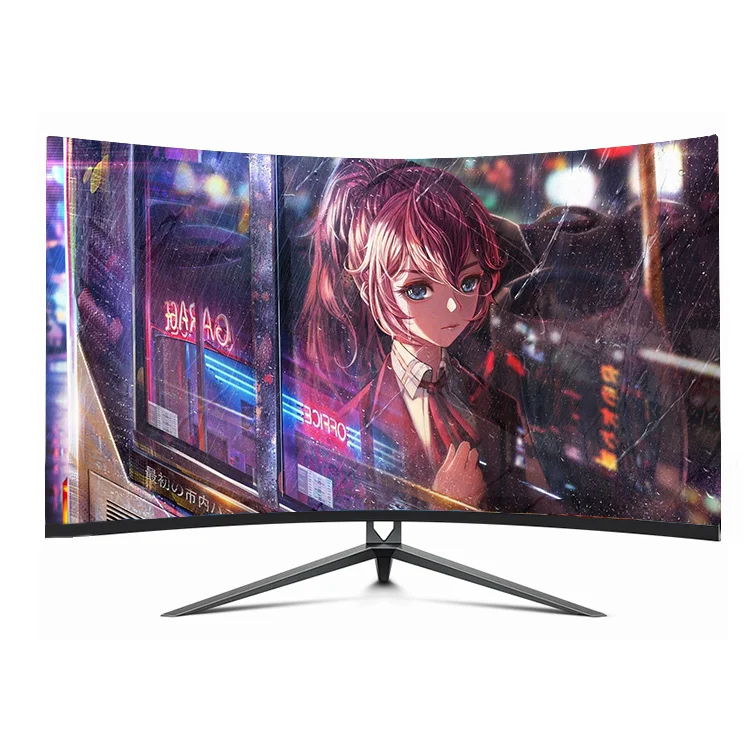 32 Inch Black 144hz 1080p Red Curved Gaming Computer Monitor Gamer | Компьютеры и офис