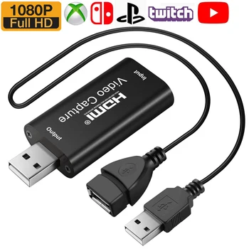 HDMI to USB 2.0 Video Capture Card 1080P HD Recorder Game/Video Live Streaming For PS3 4 TVBOX iPhone Samsung
HDMI to USB 2.0 Video Capture Card 1080P HD Recorder Game/Video Live Streaming For PS3 4 TVBOX iPhone Samsung