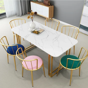 Nordic marble dining table simple small apartment dining table and chair combination home rectangular net red restaurant leisure
Nordic marble dining table simple small apartment dining table and chair combination home rectangular net red restaurant leisure