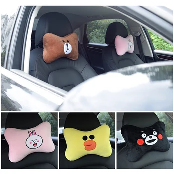 2pcs/Set Cute Car Pillow Universal Cartoon Car Headrest Neck Pillow PP Cotton Soft Pad Women Girls Kids Car Accessories New 
2pcs/Set Cute Car Pillow Universal Cartoon Car Headrest Neck Pillow PP Cotton Soft Pad Women Girls Kids Car Accessories New