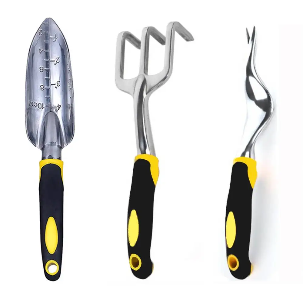 Gardening Tool Set Manual Weeder Cultivator Hand Rake Shovel With Scale Transplant Dig Trowel Non-Slip Ergonomic Handle Tools
Gardening Tool Set Manual Weeder Cultivator Hand Rake Shovel With Scale Transplant Dig Trowel Non-Slip Ergonomic Handle Tools