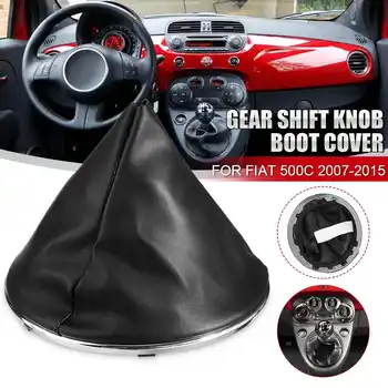 Car Gear Knob Gaiter Boot Cover with Boot Ring Frame Shifter Collar PU Leather For Fiat 500C 2007-2015
Car Gear Knob Gaiter Boot Cover with Boot Ring Frame Shifter Collar PU Leather For Fiat 500C 2007-2015