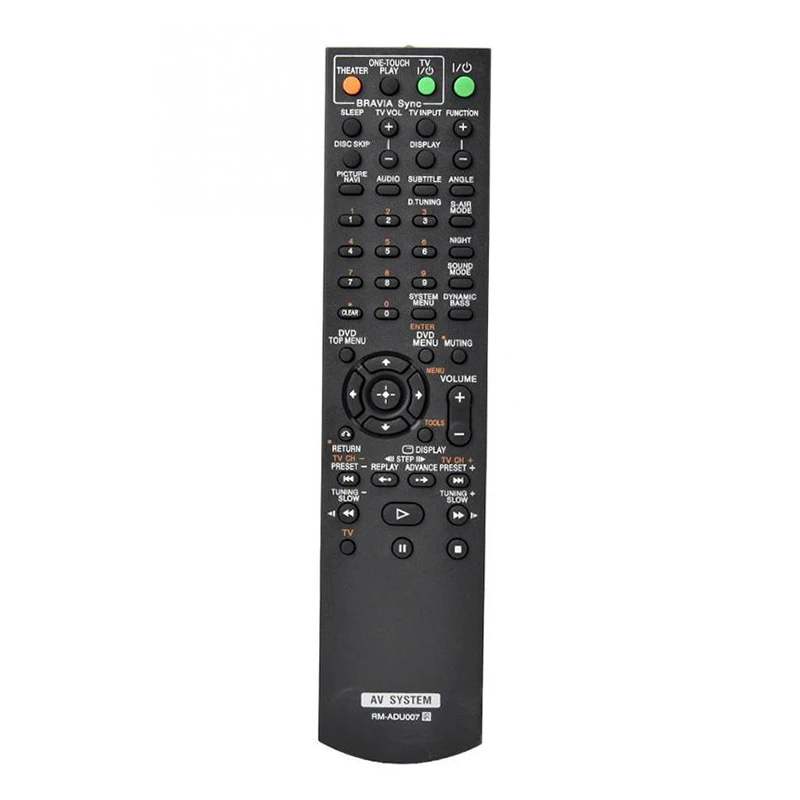NEW RM-ADU007 Replacement FOR SONY AV System Remote control for RM-ADU004 RM-ADU006 RM-ADU008 148057111 DAV-HDX475 Fernbedienung
NEW RM-ADU007 Replacement FOR SONY AV System Remote control for RM-ADU004 RM-ADU006 RM-ADU008 148057111 DAV-HDX475 Fernbedienung