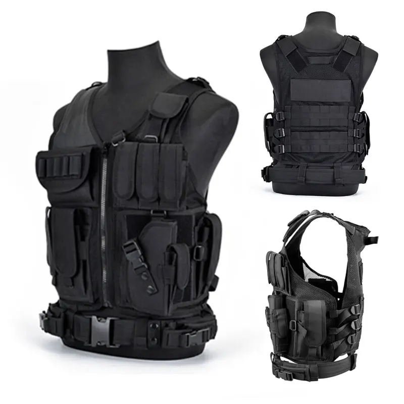 Tactical Vest Military Outdoor Hunting Ultra-Light Breathable Combat Training Vest Adjustable Adults 600D Encryption Polyester
Tactical Vest Military Outdoor Hunting Ultra-Light Breathable Combat Training Vest Adjustable Adults 600D Encryption Polyester