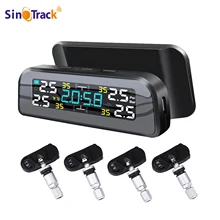 Universal TPMS Wireless Tire Pressure Monitoring System Solar Power Clock LCD Display 4 External Sensor Tire Pressure Sensors Universal TPMS Wireless Tire Pressure Monitoring System Solar Power Clock LCD Display 4 External Sensor Tire Pressure Sensors