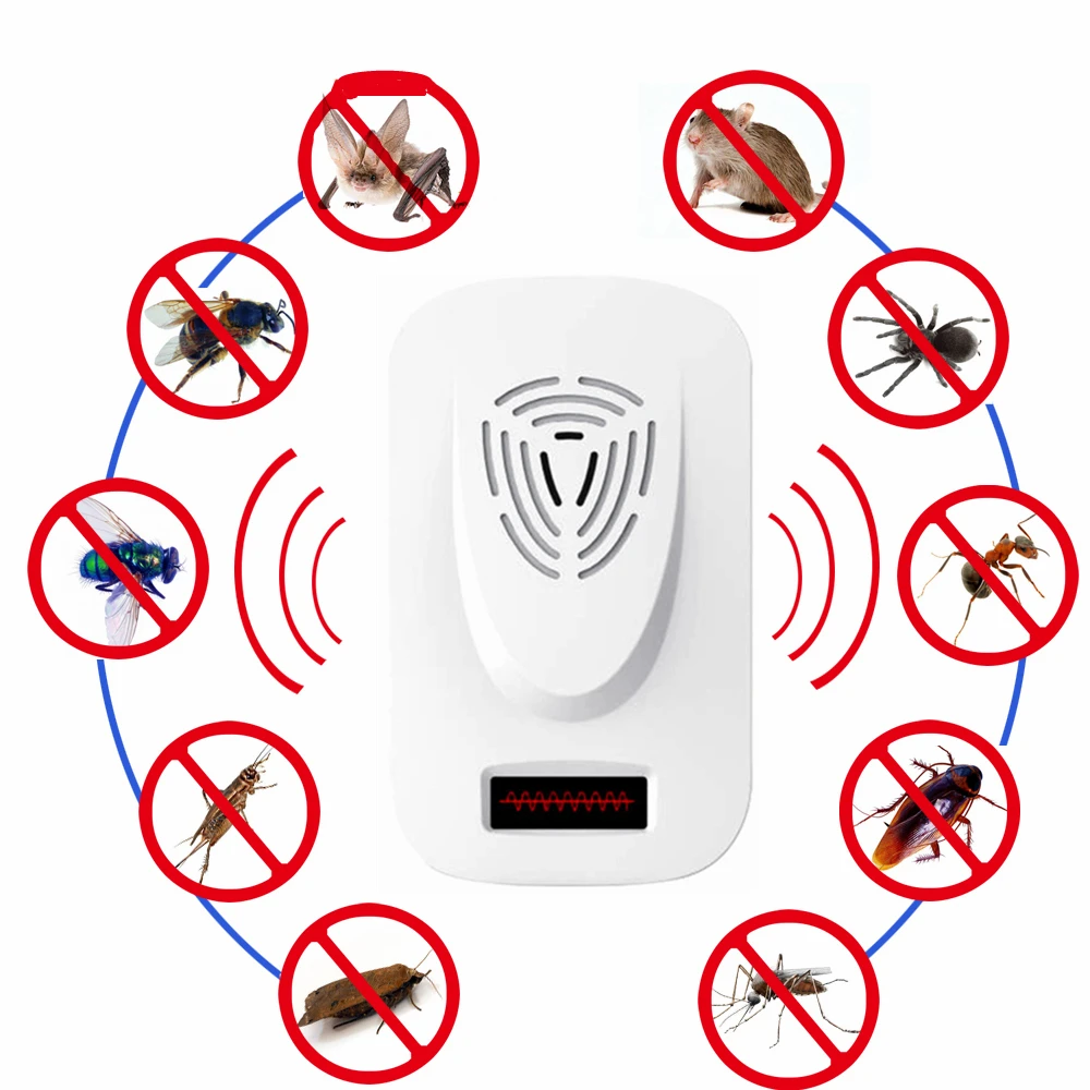 2020 Ultrasonic Pest Repeller Bat Mosquito Killer Cockroach Mosquito Pest Repeller Electronic Repellent EU/US Plug
2020 Ultrasonic Pest Repeller Bat Mosquito Killer Cockroach Mosquito Pest Repeller Electronic Repellent EU/US Plug