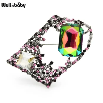 Wuli&baby Big Crystal Geometric Flower Brooches For Women 2-color Rhinestone Flower Weddings Casual Brooch Pins Gifts
Wuli&baby Big Crystal Geometric Flower Brooches For Women 2-color Rhinestone Flower Weddings Casual Brooch Pins Gifts