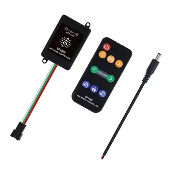 SP106E 9key LED Music Controller DC5V-12V WS2811 /WS2812B /SK6812 /1903 Magic LED Tape Digital Colorful Pixel Music Controller
SP106E 9key LED Music Controller DC5V-12V WS2811 /WS2812B /SK6812 /1903 Magic LED Tape Digital Colorful Pixel Music Controller