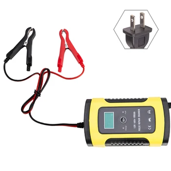 Smart Motorcycle Car Battery Charger Fast Charging LED Screen Pulse Repair Tools for Lead Acid Storage Battery Power 12V 6A
Smart Motorcycle Car Battery Charger Fast Charging LED Screen Pulse Repair Tools for Lead Acid Storage Battery Power 12V 6A