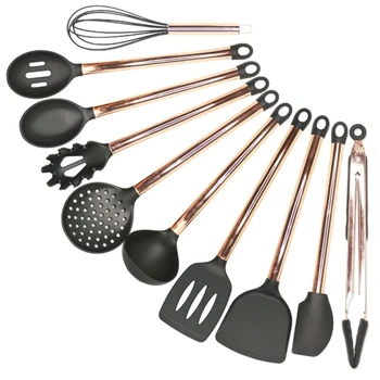 Silicone Kitchenware Copper Plated Handle Silicone Nonstick Cooking Kitchen Utensils Set For Kitchen Tools
Silicone Kitchenware Copper Plated Handle Silicone Nonstick Cooking Kitchen Utensils Set For Kitchen Tools