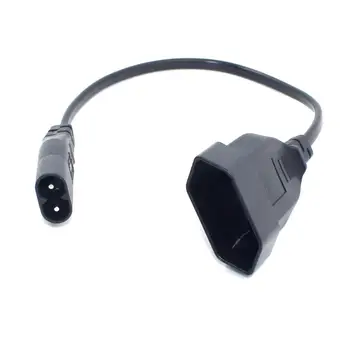 IEC320 C8 Male to Europe Schoko CEE7/16 Outlet Female socket Power Extension Cable For PDU UPS 35cm
IEC320 C8 Male to Europe Schoko CEE7/16 Outlet Female socket Power Extension Cable For PDU UPS 35cm