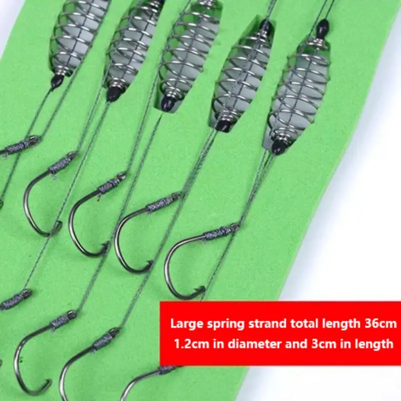 7#8 #9 #10 #11 #12 #13 # 5 Pcs / Set Double Hook Fishing Line Steel Barbed Carp Hooks Bait Feeder Accessories Line Cage
7#8 #9 #10 #11 #12 #13 # 5 Pcs / Set Double Hook Fishing Line Steel Barbed Carp Hooks Bait Feeder Accessories Line Cage