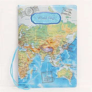Map Passport Covers Travel Accessories Creative PU Leather ID Bank Card Bag Men Women Passport Business Holder
Map Passport Covers Travel Accessories Creative PU Leather ID Bank Card Bag Men Women Passport Business Holder