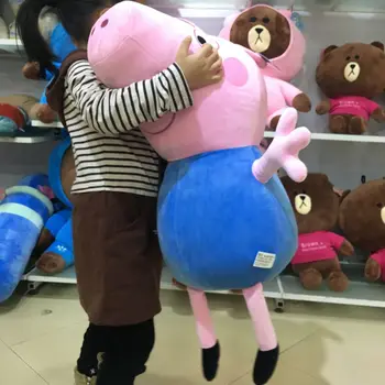 Very Big size 1pc 72cm 81cm Genuine peppa pig George Peppa With Pet Teddy Bear / Dinosaur Boy Girl Birthday Gift High quality
Very Big size 1pc 72cm 81cm Genuine peppa pig George Peppa With Pet Teddy Bear / Dinosaur Boy Girl Birthday Gift High quality