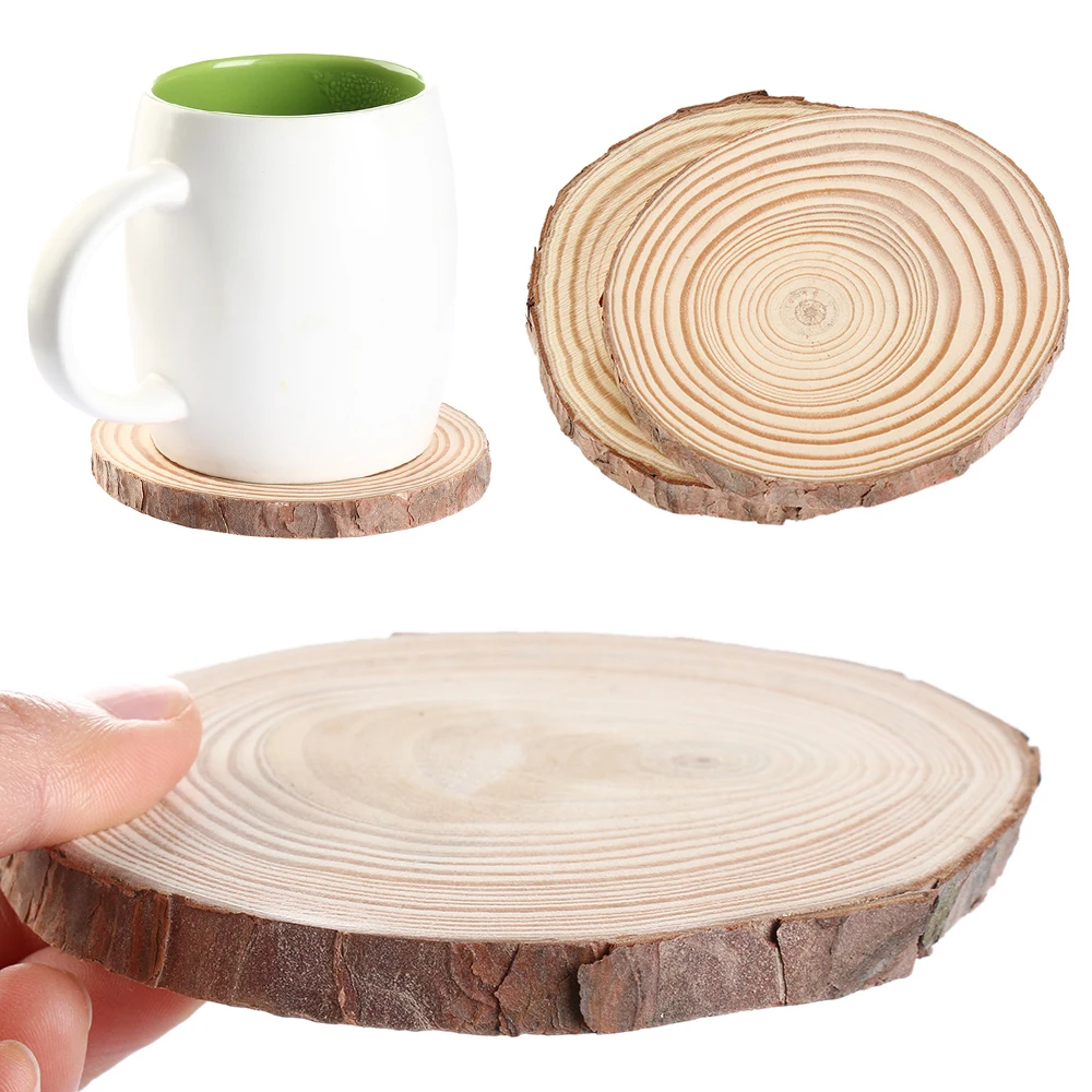 Natural Round Wood Coasters DIY Wooden Home Decoration Cup pa Tea Coffee Mug Drinks Holder Table Mat Kitchen Accessories
Natural Round Wood Coasters DIY Wooden Home Decoration Cup pa Tea Coffee Mug Drinks Holder Table Mat Kitchen Accessories