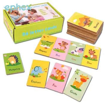 Ephex Intelligent Letter Teach Toy Study Card Multi-Functional Wooden Cultivate Interest Letter Card Cool Animal Hobby
Ephex Intelligent Letter Teach Toy Study Card Multi-Functional Wooden Cultivate Interest Letter Card Cool Animal Hobby