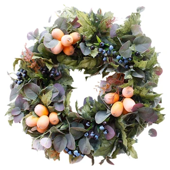 20 Inch Blueberry Fruit Garland Simulation Berry Hanging Decoration Autumn Door Wall Decoration 
20 Inch Blueberry Fruit Garland Simulation Berry Hanging Decoration Autumn Door Wall Decoration