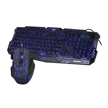 J60 English Crack Mouse Keyboard Suit Colorful Backlight Gaming Mouse Three-Color Backlit Keyboard Currently Available
J60 English Crack Mouse Keyboard Suit Colorful Backlight Gaming Mouse Three-Color Backlit Keyboard Currently Available