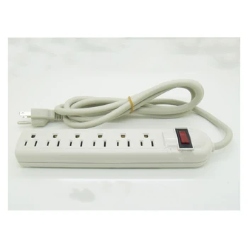 3 Pin US Plug AC Electrical Power Strip 1.8M Extension Socket Cord Power Strip 125V 15A with switch UL Certification
3 Pin US Plug AC Electrical Power Strip 1.8M Extension Socket Cord Power Strip 125V 15A with switch UL Certification