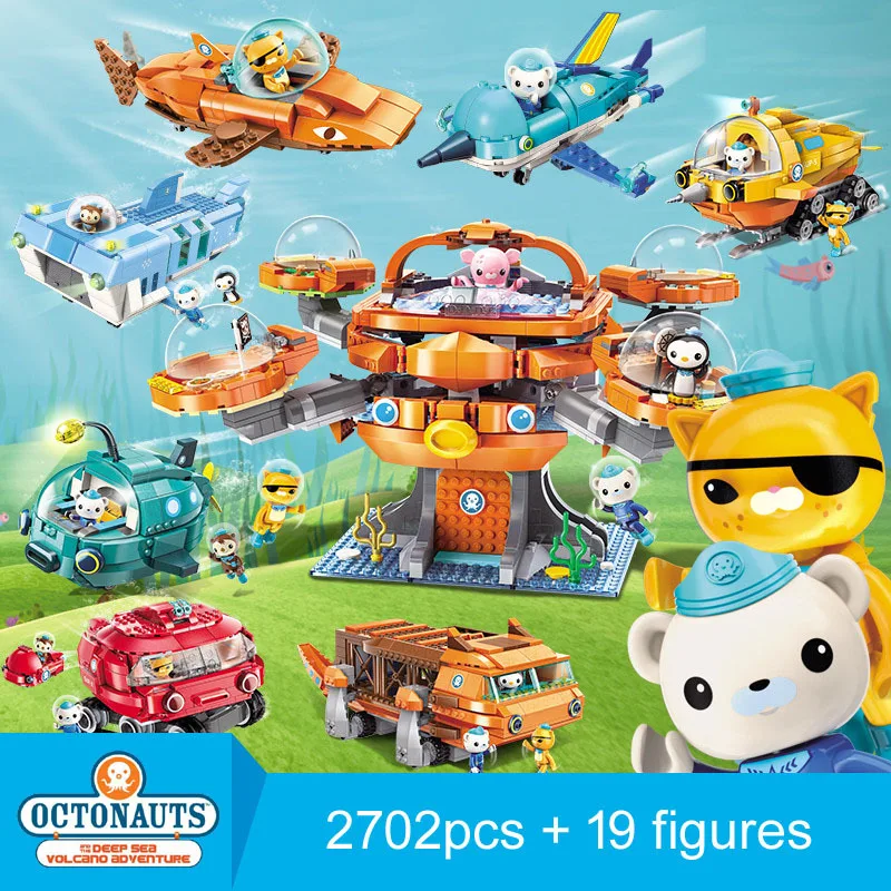 Enlighten Building Block Octonauts All Set Octo-pod Octopod Playset Educational Bricks Toy
Enlighten Building Block Octonauts All Set Octo-pod Octopod Playset Educational Bricks Toy