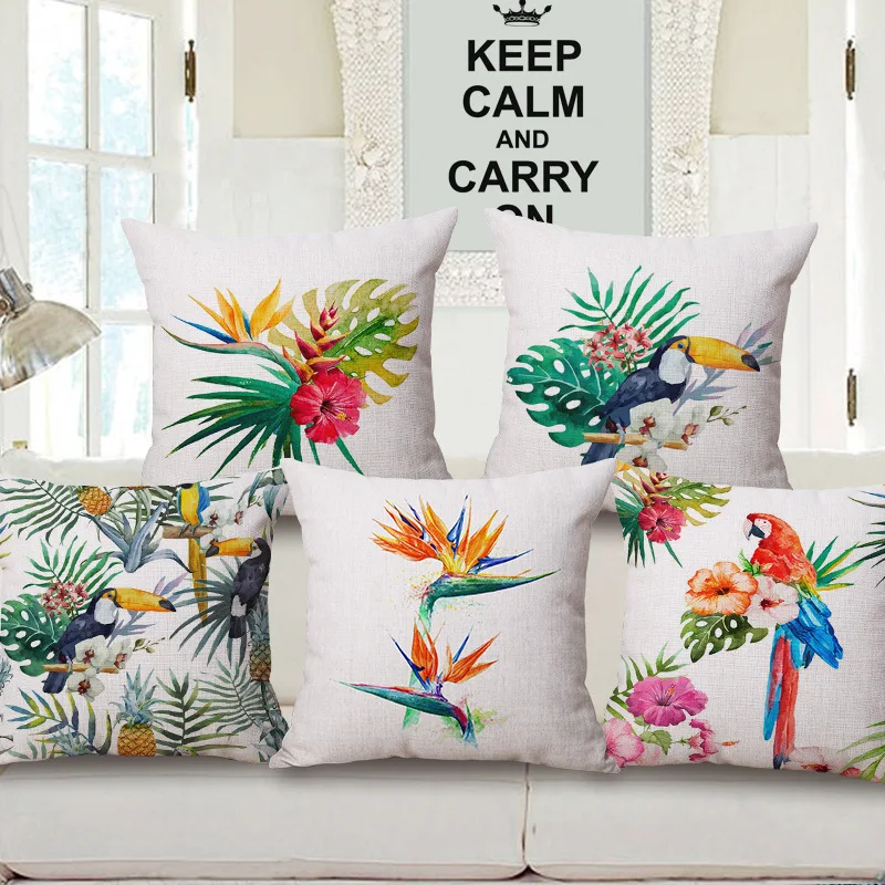 Фото ZXZXOON декоративный чехол для диванной подушки из полиэстера с цветочным