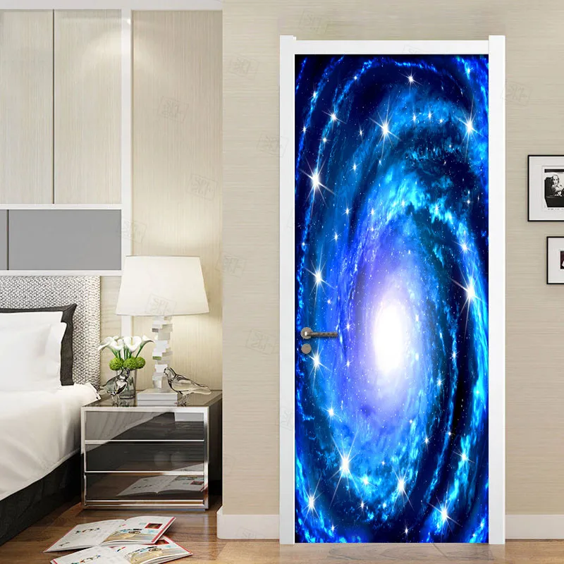 Modern-Simple-3D-Art-Galaxy-Starry-Sky-Photo-Wallpaper-Living-Room-Bedroom-Door-Sticker-Self-adhesive (3)