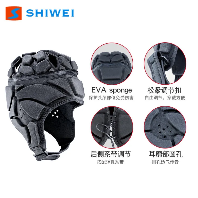 Shi wei Rugby Helmet Goalkeeper Hat British-Style Crashproof Cap Pitcher Training Baseball Protective Clothing Soft Football Goa
Shi wei Rugby Helmet Goalkeeper Hat British-Style Crashproof Cap Pitcher Training Baseball Protective Clothing Soft Football Goa