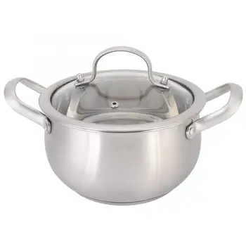18cm Stainless Steel Milk Pot Double Ear Soup Pot Soup Cooker Hot Pot Cooking Pot Set Kitchen Accessories
18cm Stainless Steel Milk Pot Double Ear Soup Pot Soup Cooker Hot Pot Cooking Pot Set Kitchen Accessories