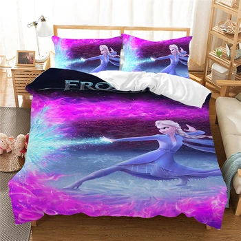 Anna Elsa Bedding Set Queen King Size Frozen Bed Set Children Girl Duvet Cover Home TextilesComforter Bedding Sets Polyester 
Anna Elsa Bedding Set Queen King Size Frozen Bed Set Children Girl Duvet Cover Home TextilesComforter Bedding Sets Polyester