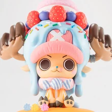 

Anime One Piece Tony Chopper Candy Action Figure Juguetes One Piece 15th Figurals Collectible Model Toys Brinquedos 11CM