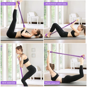 Fitness Gum 4 Resistance Bands Latex Pedal Exerciser Sit-up Pull Rope Expander Elastic Bands Yoga equipment Pilates Workout
Fitness Gum 4 Resistance Bands Latex Pedal Exerciser Sit-up Pull Rope Expander Elastic Bands Yoga equipment Pilates Workout