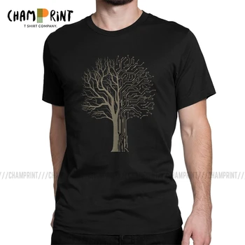 Digital Tree T Shirt Men Funny T-Shirt Electronic Circuit Board Computer Chip Engineers Developer Geek Tee Shirt Party Clothes
Digital Tree T Shirt Men Funny T-Shirt Electronic Circuit Board Computer Chip Engineers Developer Geek Tee Shirt Party Clothes