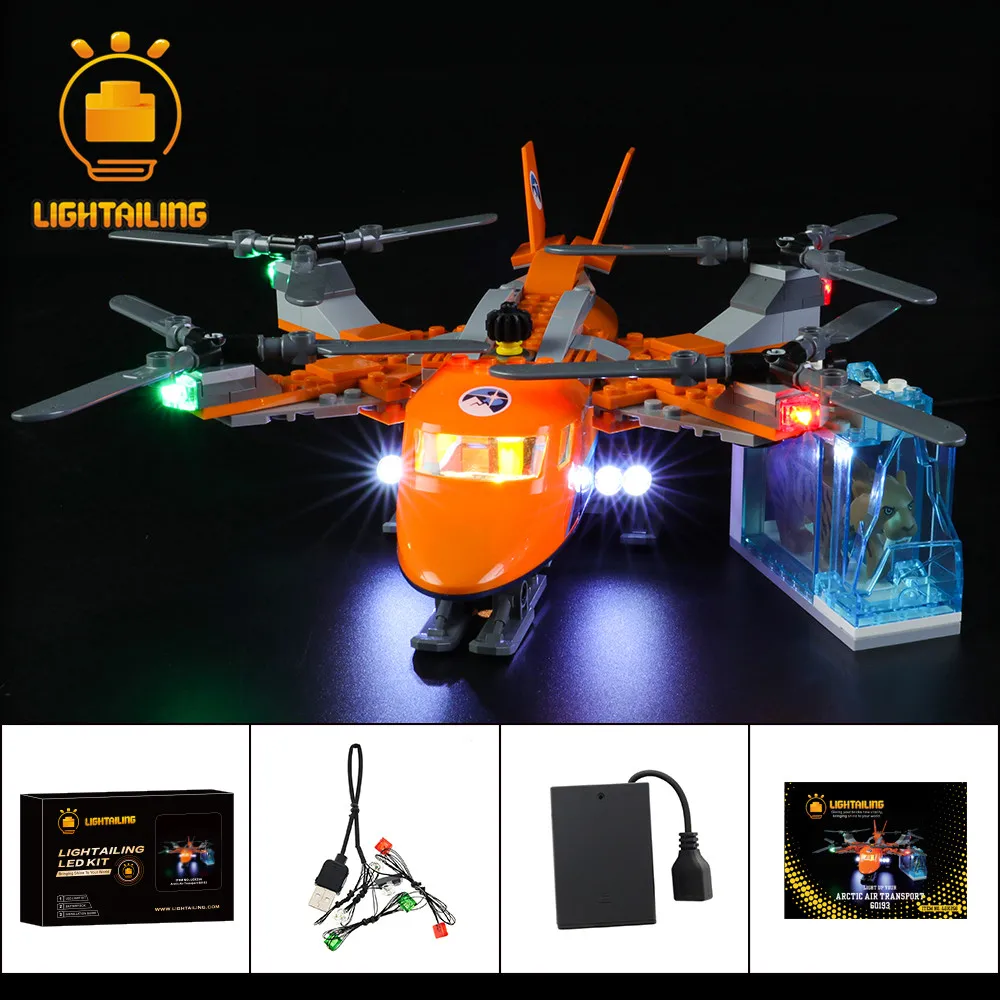 LIGHTAILING LED Light Kit For City Series Arctic Air Transport Toy Building Blocks Lighting Set Compatible With 60193
LIGHTAILING LED Light Kit For City Series Arctic Air Transport Toy Building Blocks Lighting Set Compatible With 60193