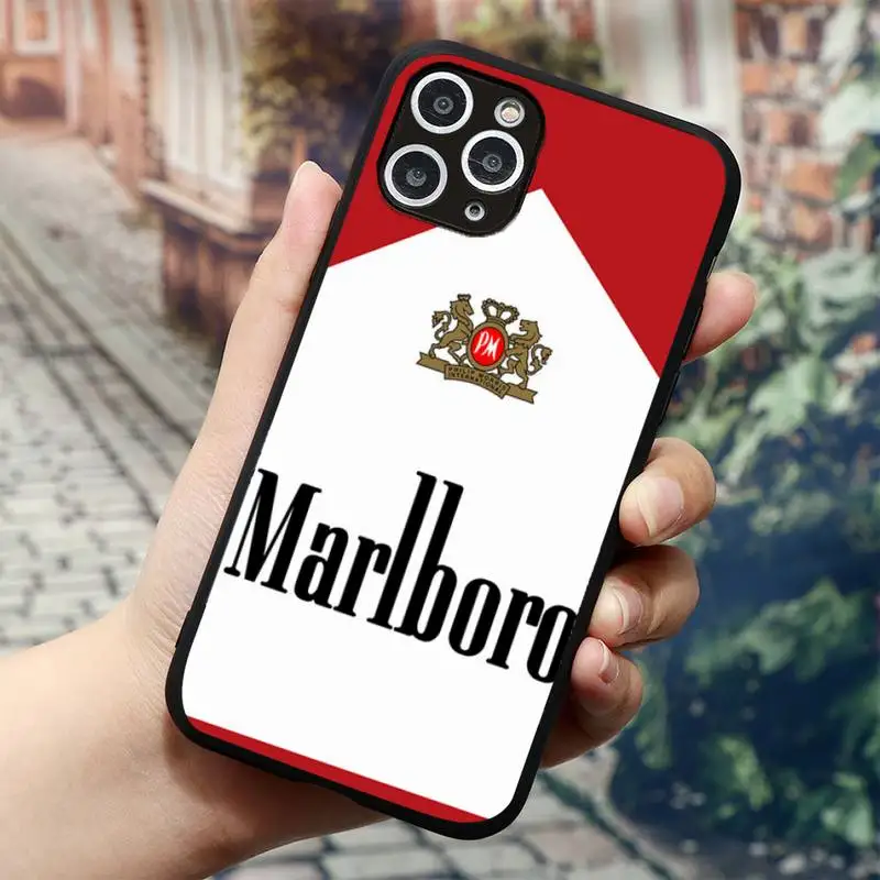 Сигаретный Marlboros чехол для телефона iPhone 11 12 Pro X XS Max XR 5 6 6S 7 8 Plus SE 2020 Samsung A 50 51 70 71 21 S 9