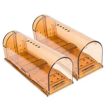 2PCS Humane Mouse Traps Easy to Set Kids/Pets Safe Reusable for Indoor/Outdoor use for Small Rodent/Voles/Hamsters/Moles Catcher
2PCS Humane Mouse Traps Easy to Set Kids/Pets Safe Reusable for Indoor/Outdoor use for Small Rodent/Voles/Hamsters/Moles Catcher
