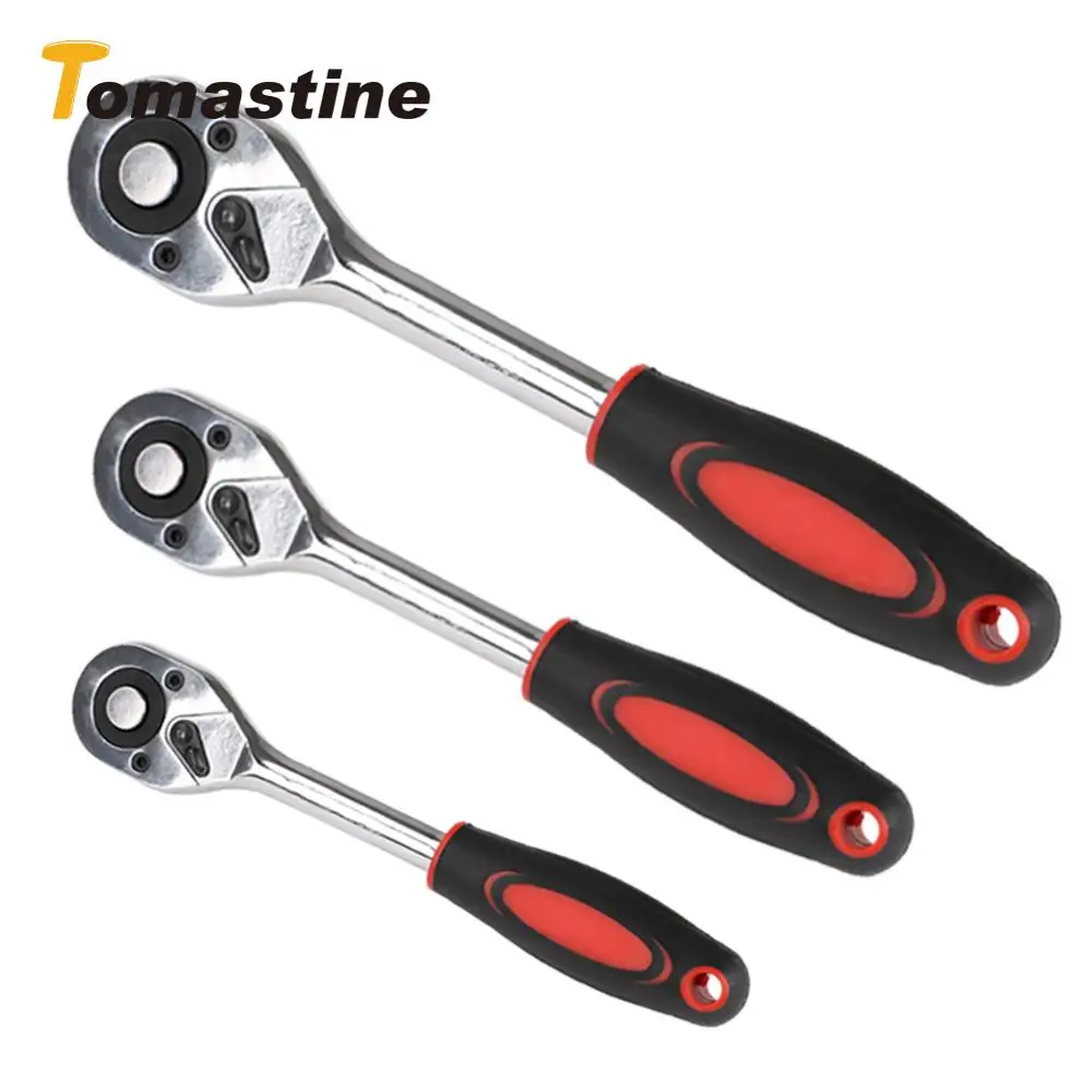 1/4" 3/8" 1/2" Drive Swivel Ratchet Wrench Steel High Torque Ratchet Wrench Socket 24 Teeth Quick Release Wide Used Hand Tools
1/4" 3/8" 1/2" Drive Swivel Ratchet Wrench Steel High Torque Ratchet Wrench Socket 24 Teeth Quick Release Wide Used Hand Tools