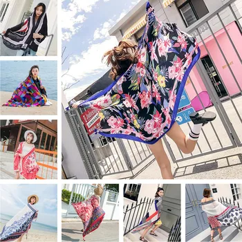 2019 NEW 95x180cm Bikini Bathing Swimwear Cover Up Sarong Wrap Scarf Twill cotton Pareo Beach Cover-Ups Women Large Beach Dress
2019 NEW 95x180cm Bikini Bathing Swimwear Cover Up Sarong Wrap Scarf Twill cotton Pareo Beach Cover-Ups Women Large Beach Dress