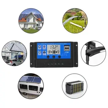 Solar Panel 100W Dual USB 18V/5V 10/20/30/40/50A Solar Camping Cell Regulator For Outdoor Boat ect Car Controller Battery S U7C3
Solar Panel 100W Dual USB 18V/5V 10/20/30/40/50A Solar Camping Cell Regulator For Outdoor Boat ect Car Controller Battery S U7C3