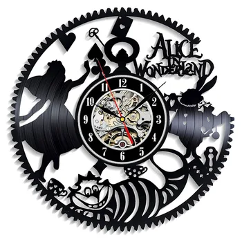 Alice in Wonderland Vinyl Wall Clock Modern Design Decorative Children's Room Clock with LED Lighting Wall Watch Home Decor
Alice in Wonderland Vinyl Wall Clock Modern Design Decorative Children's Room Clock with LED Lighting Wall Watch Home Decor