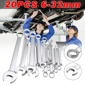 doersupp 20 pcs/set 6-32mm Flexible Combination Ratchet Wrench Gear Repair Set Hand Tools For Car Auto Repair Hand Tools
doersupp 20 pcs/set 6-32mm Flexible Combination Ratchet Wrench Gear Repair Set Hand Tools For Car Auto Repair Hand Tools