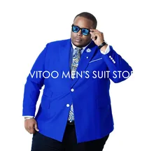 Large Size Custom Made Royal Blue Two Button Men Suits/Business Formal Wedding Groom Wear/Jacket Blazer For Men 2piece Coat+Pant
Large Size Custom Made Royal Blue Two Button Men Suits/Business Formal Wedding Groom Wear/Jacket Blazer For Men 2piece Coat+Pant