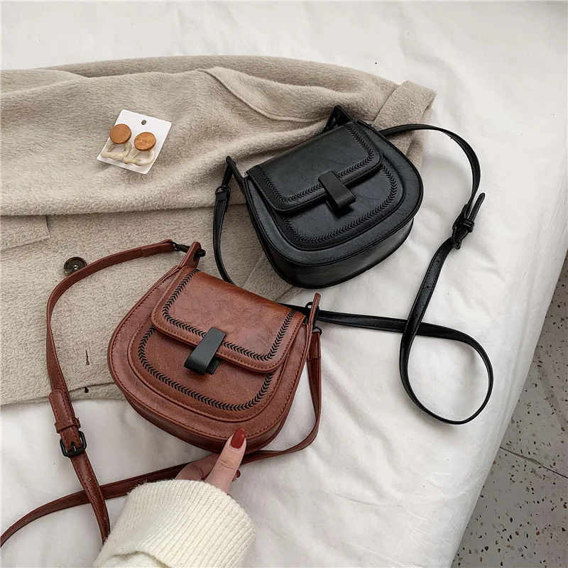 Non-mainstream Bag Women's 2020 New Style Korean-style Retro Shoulder Bag Saddle Bag Fashion Autumn And Winter Versatile Shoulde
Non-mainstream Bag Women's 2020 New Style Korean-style Retro Shoulder Bag Saddle Bag Fashion Autumn And Winter Versatile Shoulde