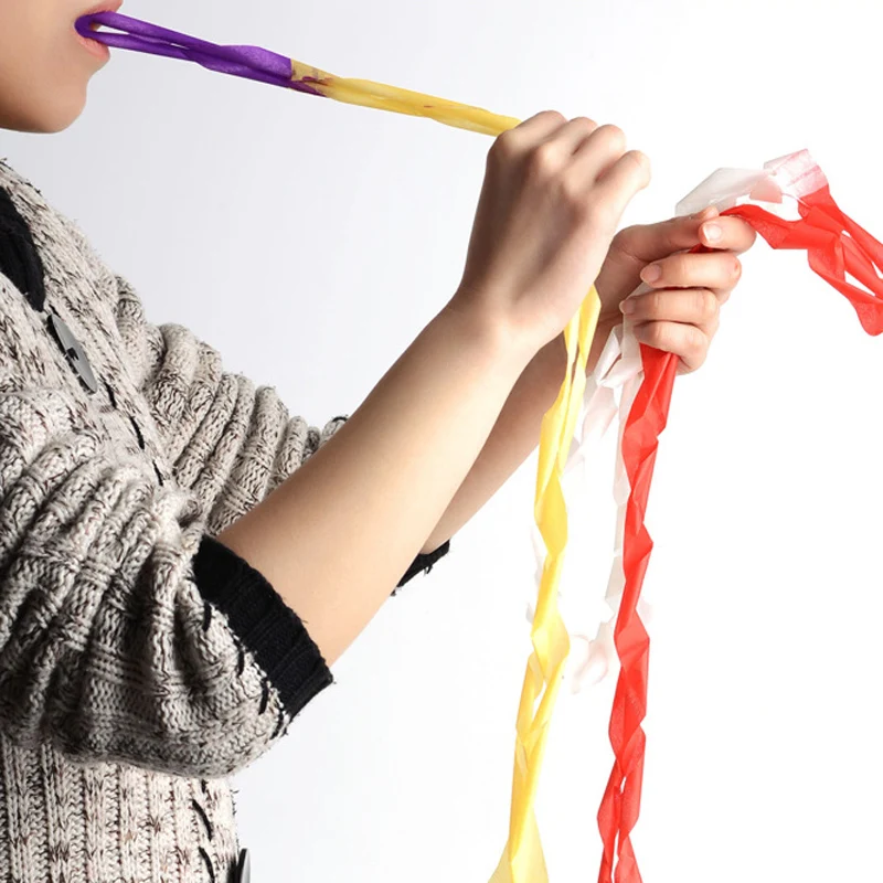 12pcs/set Magic Tricks Multi-colour Mouth Coils Paper Streamers from Mouth Magic Prop Magician Supplies Toys Game Tools
12pcs/set Magic Tricks Multi-colour Mouth Coils Paper Streamers from Mouth Magic Prop Magician Supplies Toys Game Tools